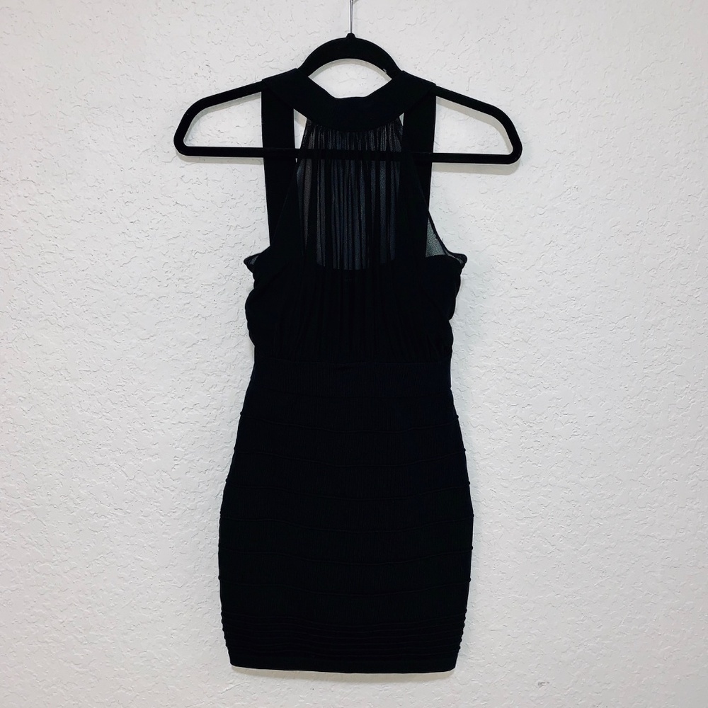 Wow Couture NWOT Black Mesh Bandage Dress